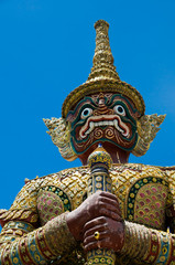 Thai guardian statue