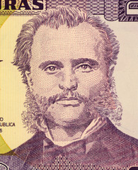 Marco Aurelio Soto on 2 Lempiras 2003 Banknote from Honduras