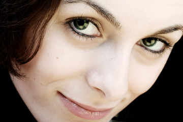 Fototapeta premium Woman with green eyes