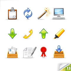 Infinity Collection | Icon set 13 | Office pack cliparts