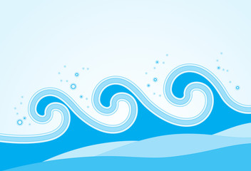 background with waves