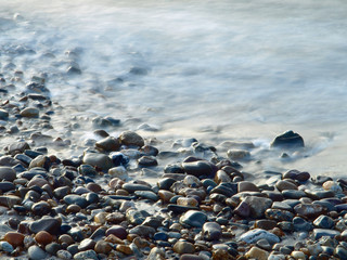 beach pebbles