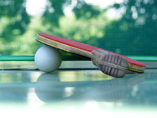 Raquette de ping pong