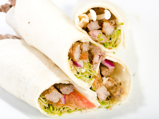 Beef Vegetable Wraps