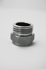 Ecrou réducteur de diamètre femelle - male en acier chromé