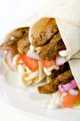 Beef Vegetable Wraps