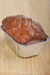 Gebackener Leberkäse