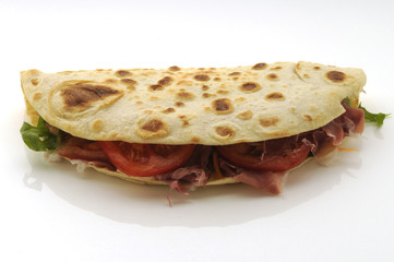 Piadina romagnola - Antipasti Emilia Romagna