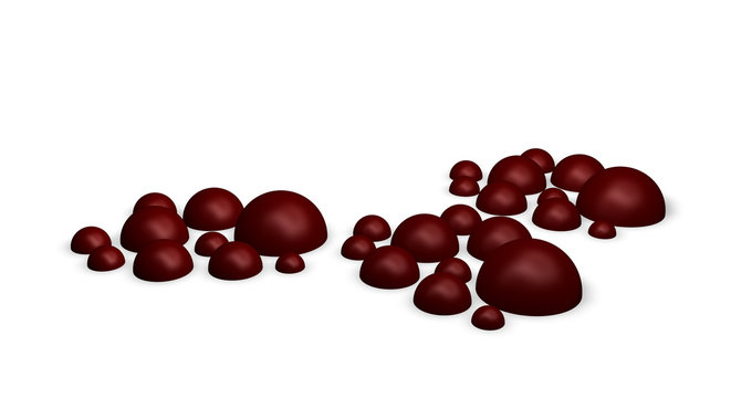 rote halbkugeln