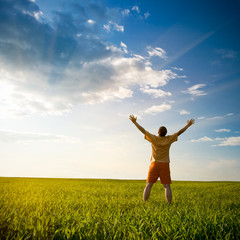 happy man