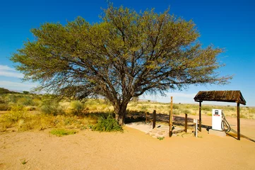 Outdoor kussens Tankstelle in Namibia © Jan-Dirk