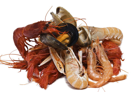 Ingredientes para la paella.