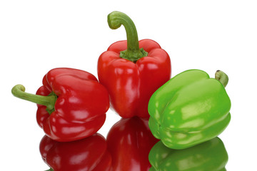 red green peppers