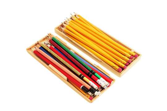 Pencils in Wooden Cases