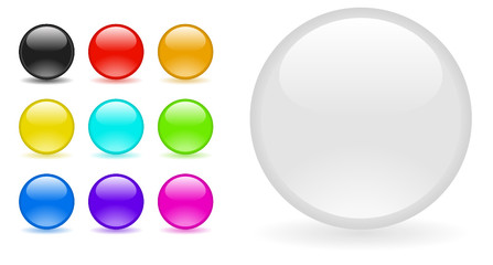 Color glass balls