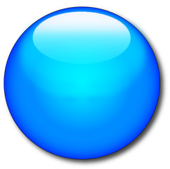 blue computer round icon
