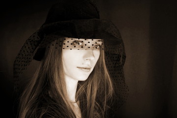 girl in hat