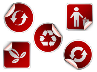 ecology sticker , icon