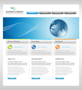 Business corporate web site template