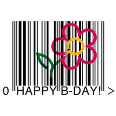 geburtstag barcode