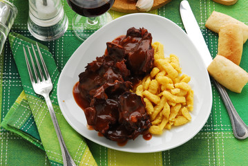 Castrato alla cacciatora - Secondi di carne