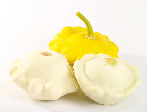 patisones with drop shadow. is not isolated image