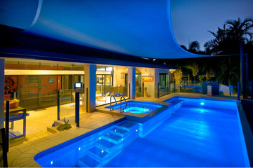 Swimming pool and spa