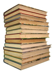 Pile of old books