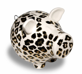 Leopard Skin Piggy Bank