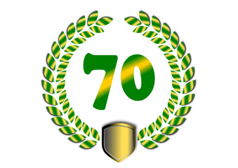 Lorbeer Kranz für Festlichkeiten