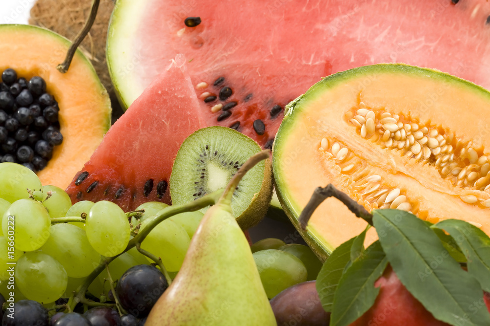 Sticker fruit pile