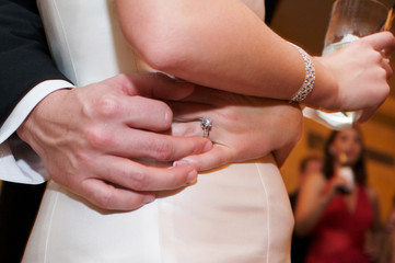 Fototapeta premium Wedding Embrace