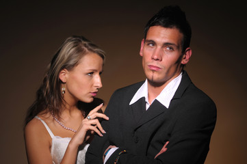 Young attractive people