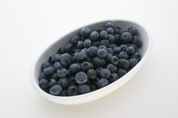 sweet organic blueberries