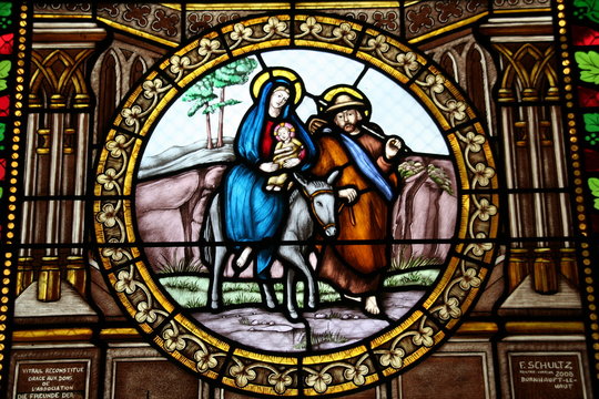 Kirchenfenster, Alsace