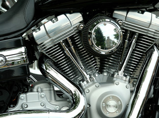Fototapeta premium Motorcycle engine