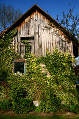 old wooden barn