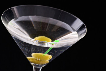 Martini mit Olive