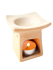 Aromalamp with candle.