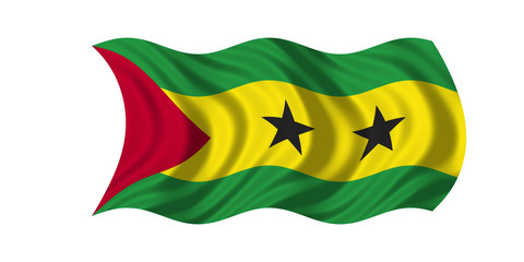 São Tomé & Príncipe Flag