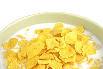cornflakes and milk