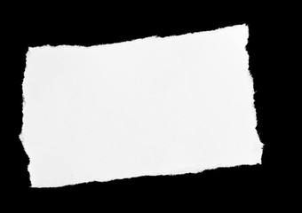 paper on black background