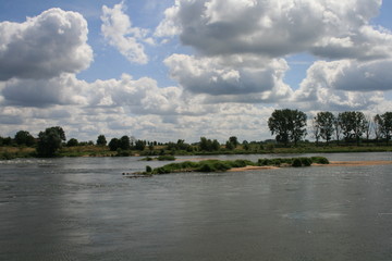 Fototapeta na wymiar La Loire, fleuve sauvage