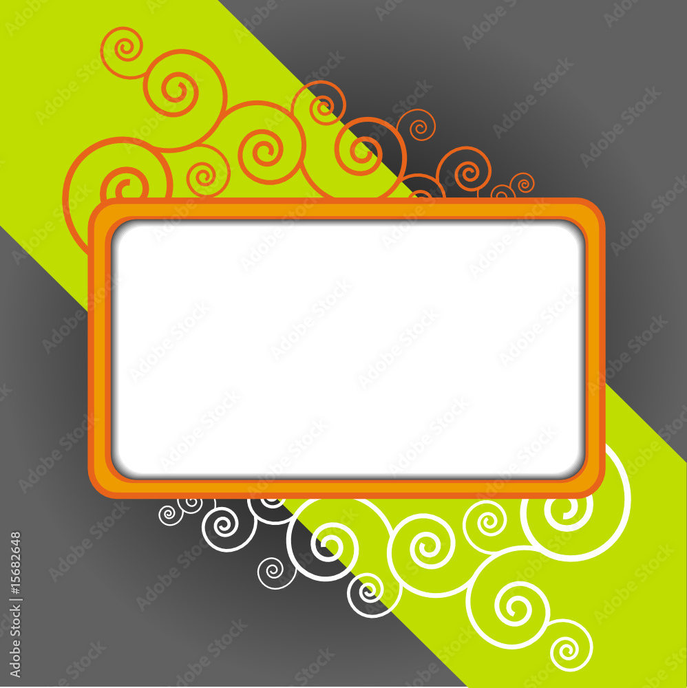 Poster abstract vector background with a frame, place for text