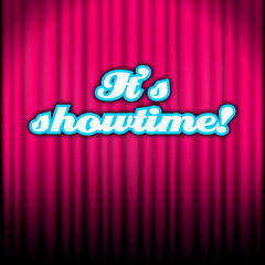 it's showtime curtain