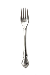 fork on white background