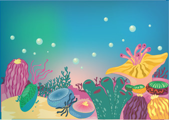 Obraz na płótnie Canvas sea plants