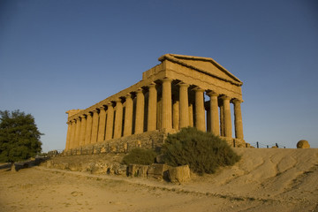 Obraz premium Tempio della Concordia, Valle dei Templi (Agrigento)