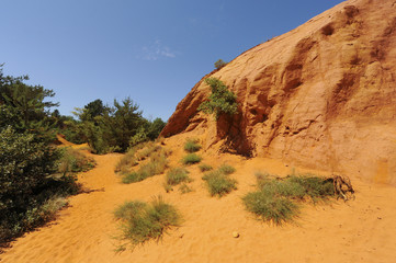 carrières d'ocre en provence