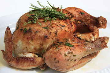 Hähnchen aus dem Backofen